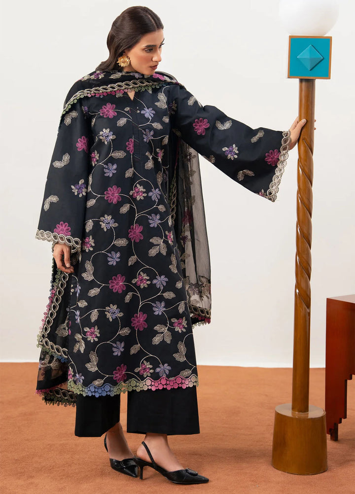 Namah by Xenia Formals Unstitched Embroidered Jacquard Lawn 3 Piece Suit XF26UNL 05 - Rever Bloom - Festive Collection