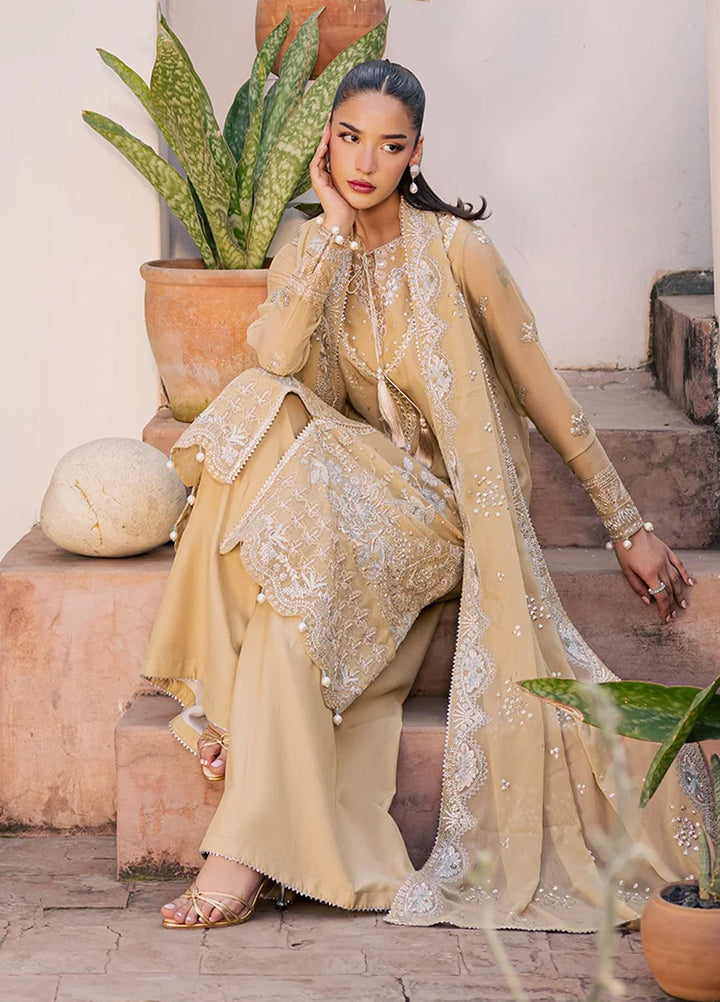 Heirloom by Daria Unstitched Embroidered Chiffon 4 Piece Suit DC26UCH DA-57 - Festive Collection