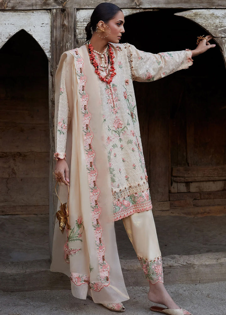 Kashmee Legacy by Elan Unstitched Embroidered Lawn 3 Piece Suit EL26ULKL Mehrvaan EL26-10A - Festive Collection