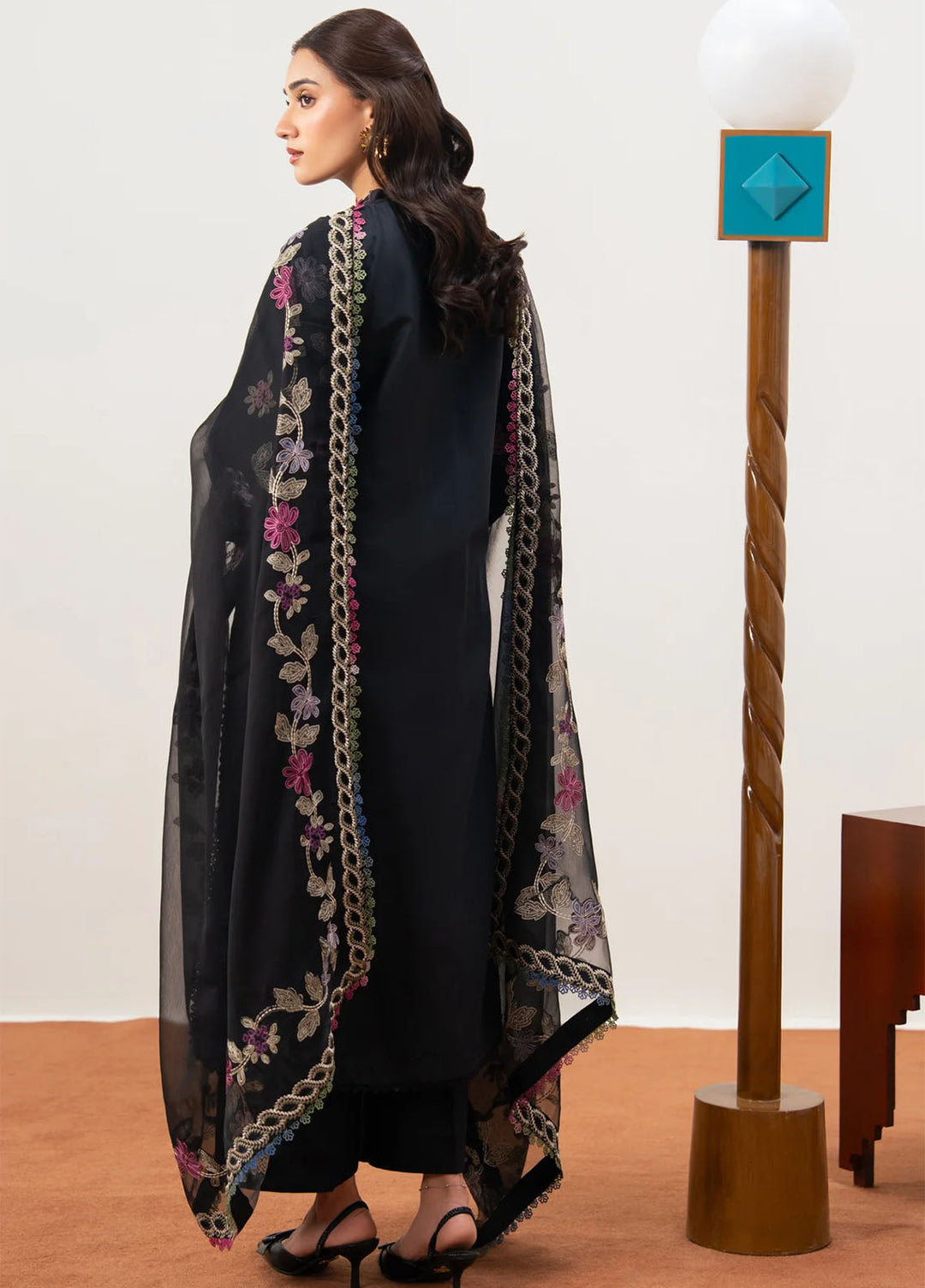 Namah by Xenia Formals Unstitched Embroidered Jacquard Lawn 3 Piece Suit XF26UNL 05 - Rever Bloom - Festive Collection