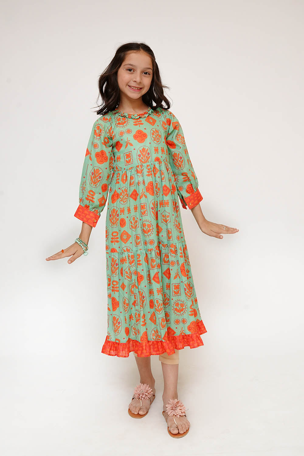Senorita Kids RTW Printed Lawn Cotton 1 Piece Suit KAA-03482 Eid Collection