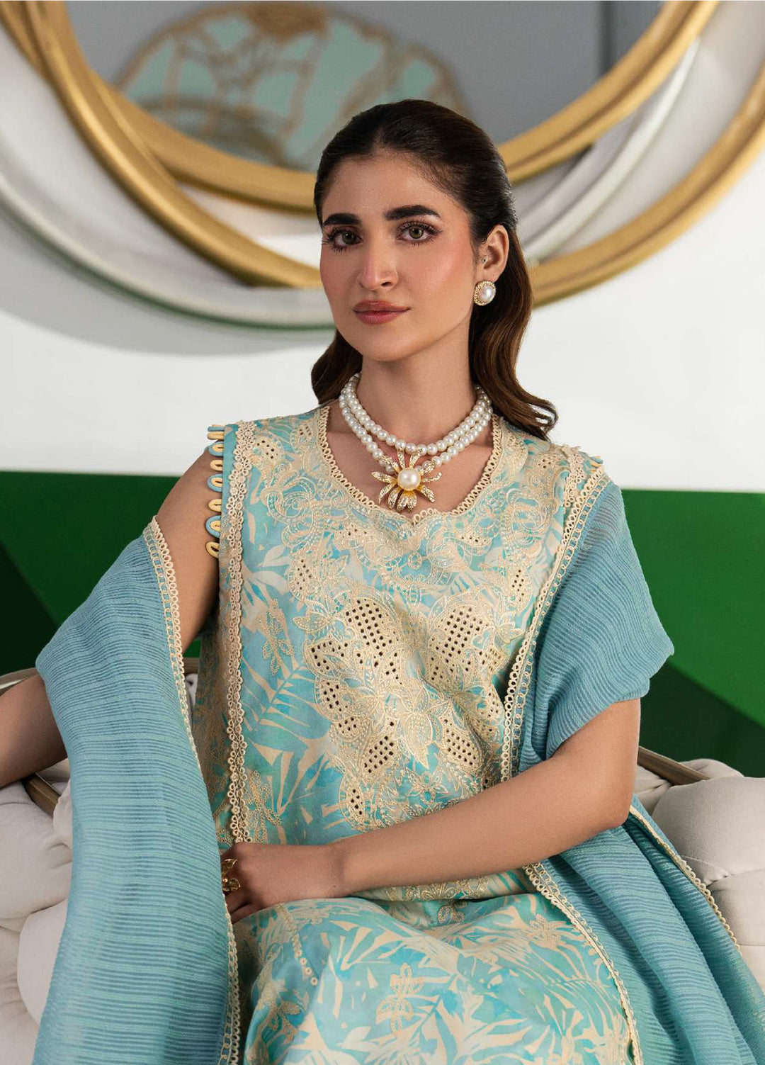 Carnation by Rang Rasiya Unstitched Embroidered Lawn 3 Piece Suit RR26UCL D7 ISLA - Eid Collection