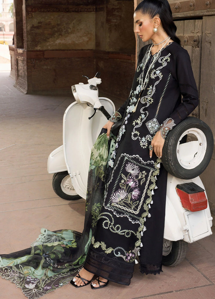 Bloom by Saira Shakira Unstitched Embroidered Lawn 3 Piece Suit SSR26ULB ELISE-05A - Eid Collection