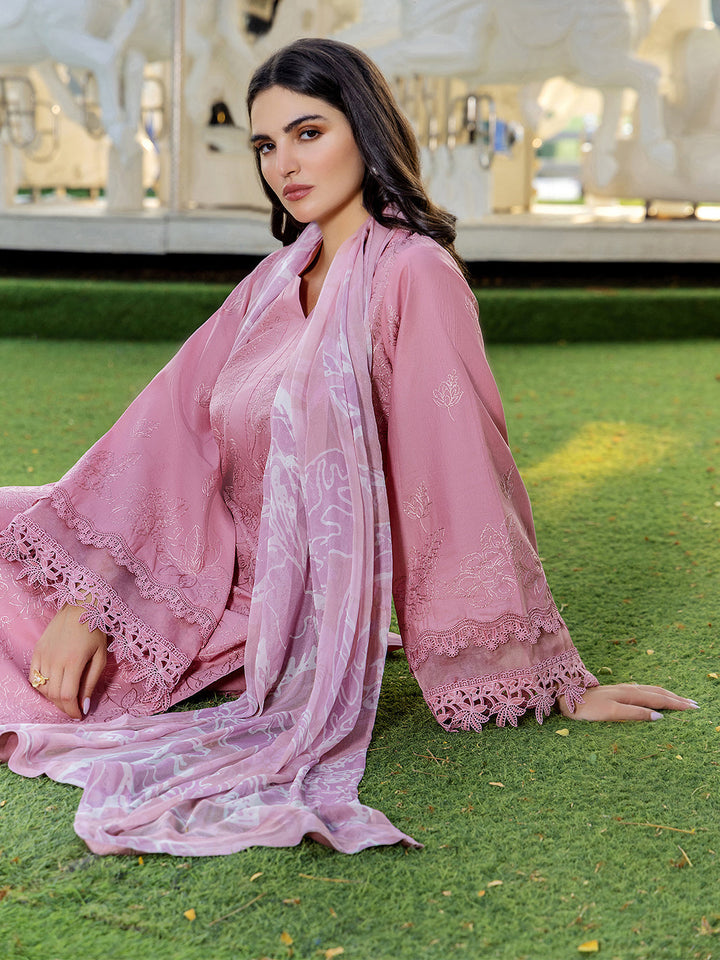Sole by Yards Unstitched Embroidered Lawn 3 Piece Suit Lucent Casual Collection