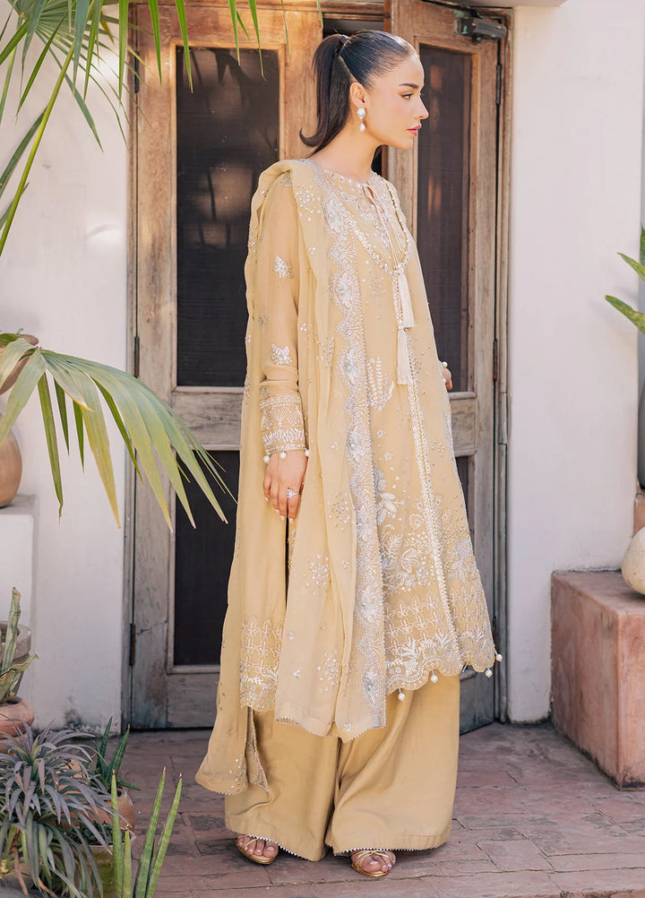 Heirloom by Daria Unstitched Embroidered Chiffon 4 Piece Suit DC26UCH DA-57 - Festive Collection