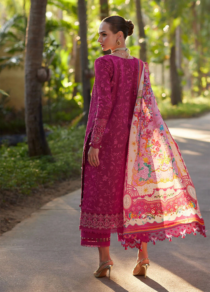 Ariya by Kanwal Malik Unstitched Embroidered Luxury Lawn 3 Piece Suit KM26UA D-7 AVELYN - Summer Collection