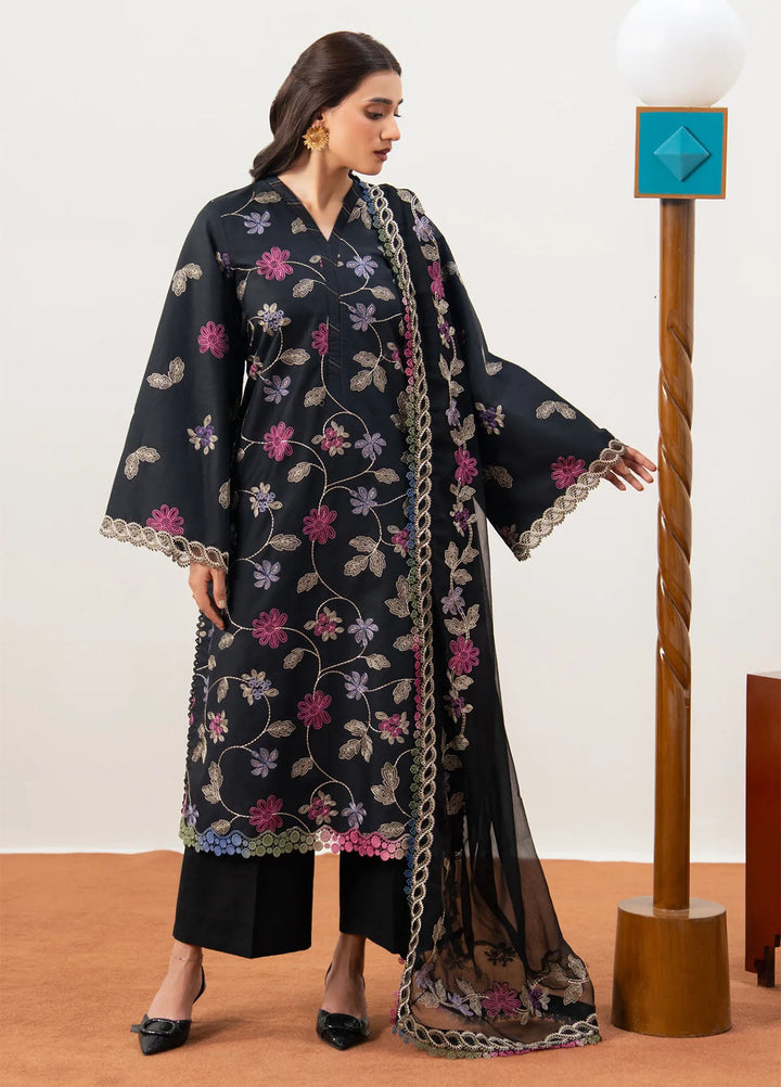 Namah by Xenia Formals Unstitched Embroidered Jacquard Lawn 3 Piece Suit XF26UNL 05 - Rever Bloom - Festive Collection