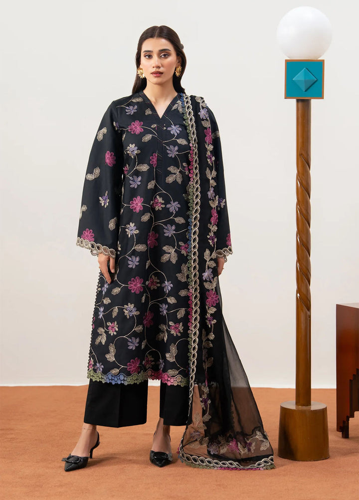 Namah by Xenia Formals Unstitched Embroidered Jacquard Lawn 3 Piece Suit XF26UNL 05 - Rever Bloom - Festive Collection