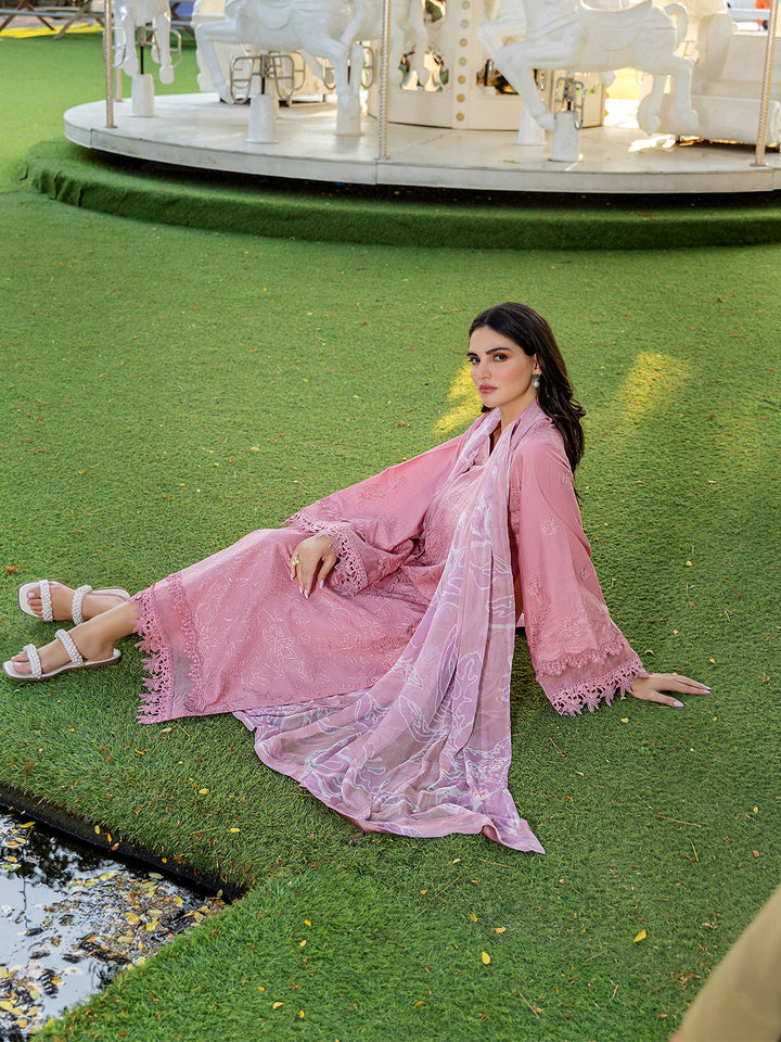 Sole by Yards Unstitched Embroidered Lawn 3 Piece Suit Lucent Casual Collection