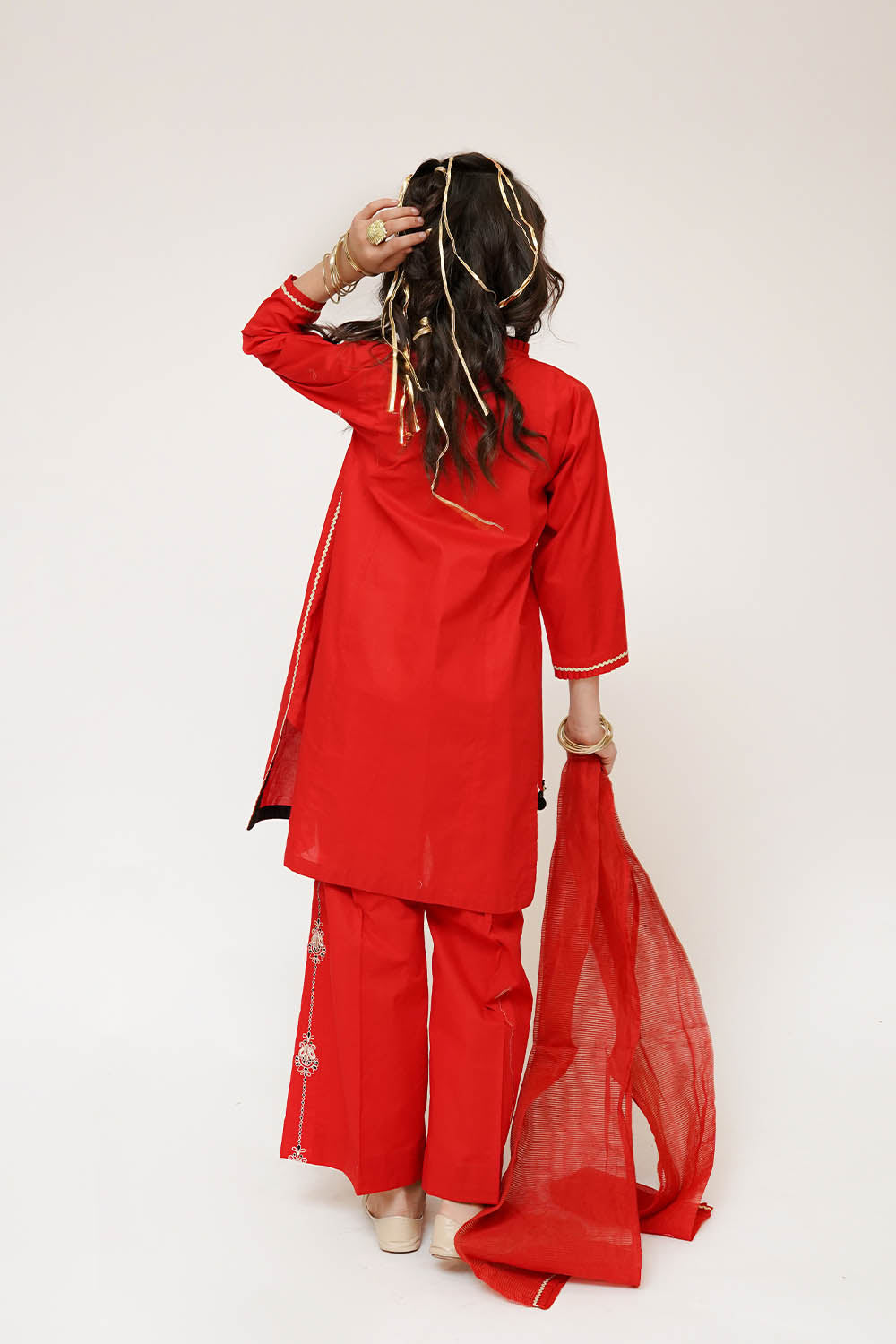 Senorita Kids RTW Embroidered Cotton 3 Piece Suit KAD-03421 Eid Collection