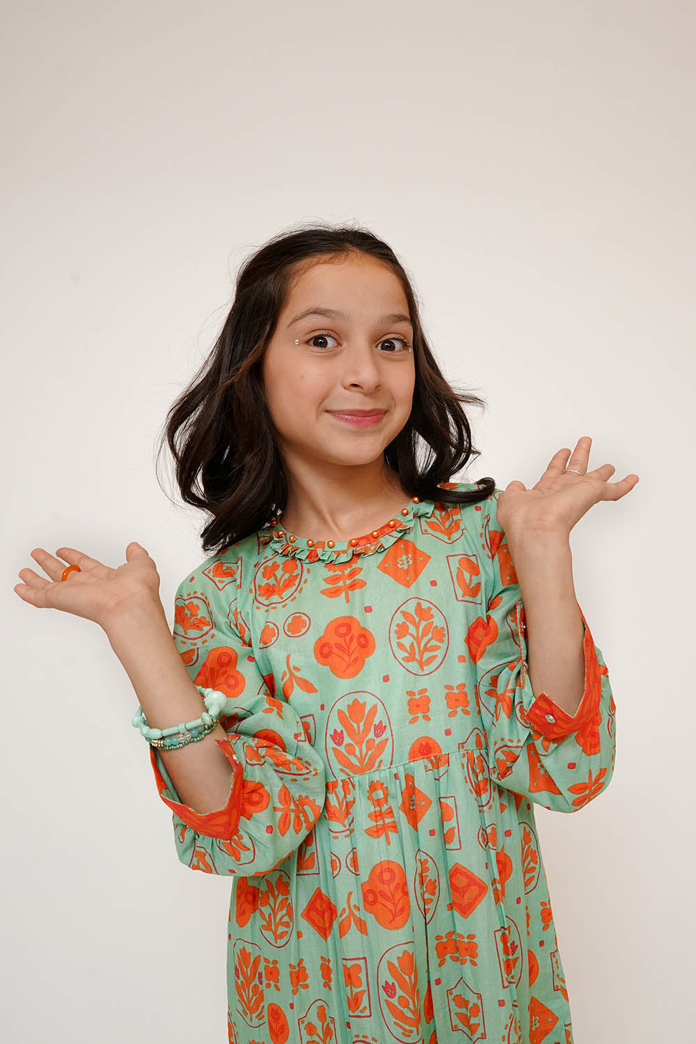Senorita Kids RTW Printed Lawn Cotton 1 Piece Suit KAA-03482 Eid Collection