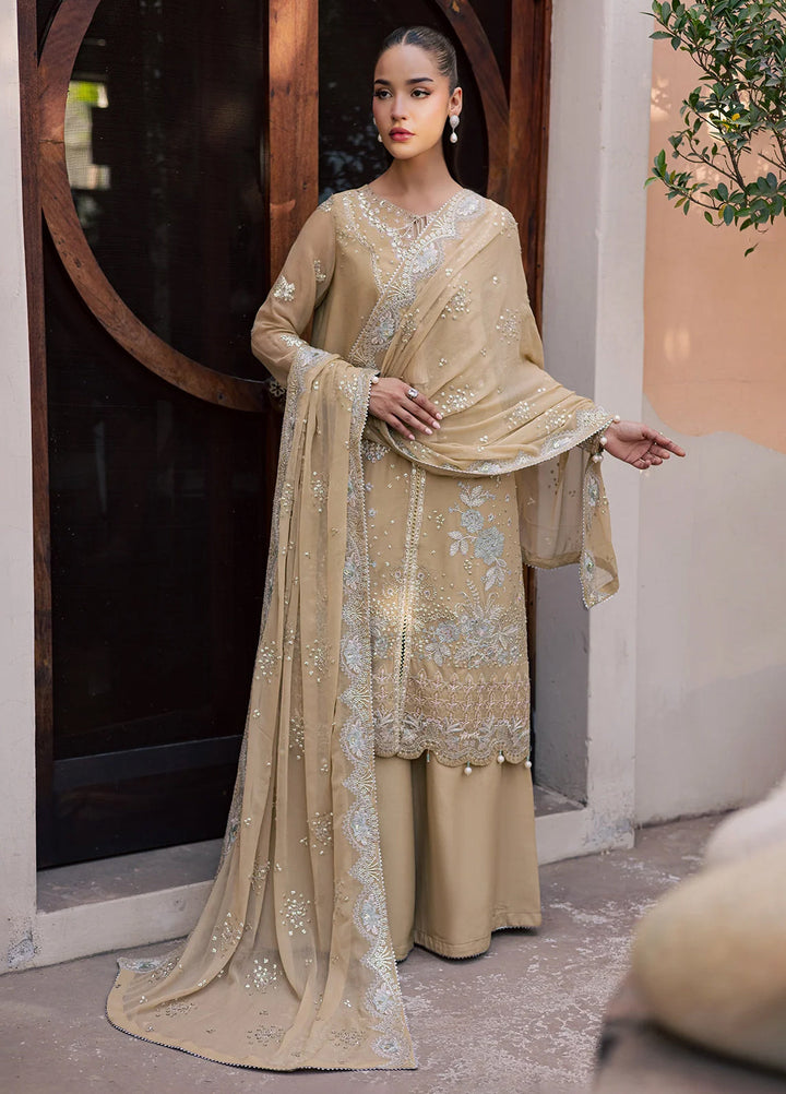Heirloom by Daria Unstitched Embroidered Chiffon 4 Piece Suit DC26UCH DA-57 - Festive Collection
