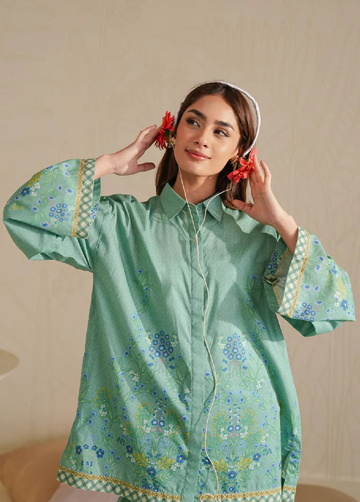 Cross Stitch Unstitched Lawn Printed Lawn 2 Piece Suit CS26UD D-15 Spring Bell - Summer Collection