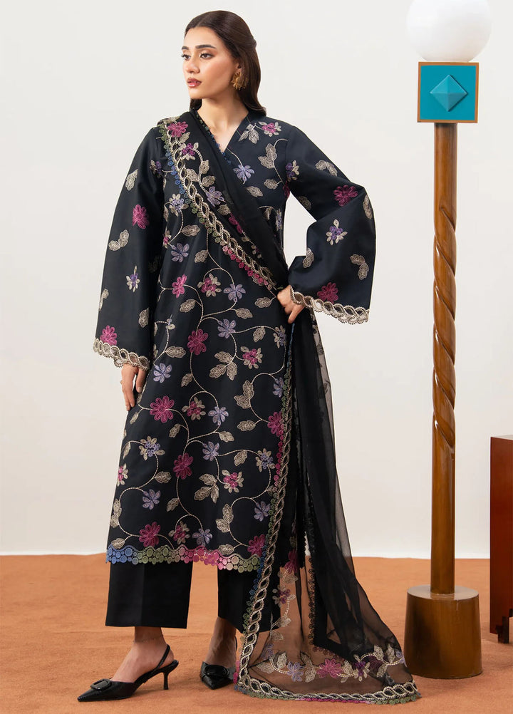 Namah by Xenia Formals Unstitched Embroidered Jacquard Lawn 3 Piece Suit XF26UNL 05 - Rever Bloom - Festive Collection
