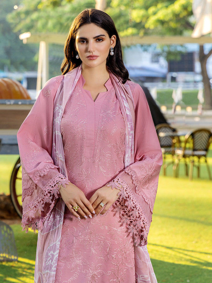 Sole by Yards Unstitched Embroidered Lawn 3 Piece Suit Lucent Casual Collection