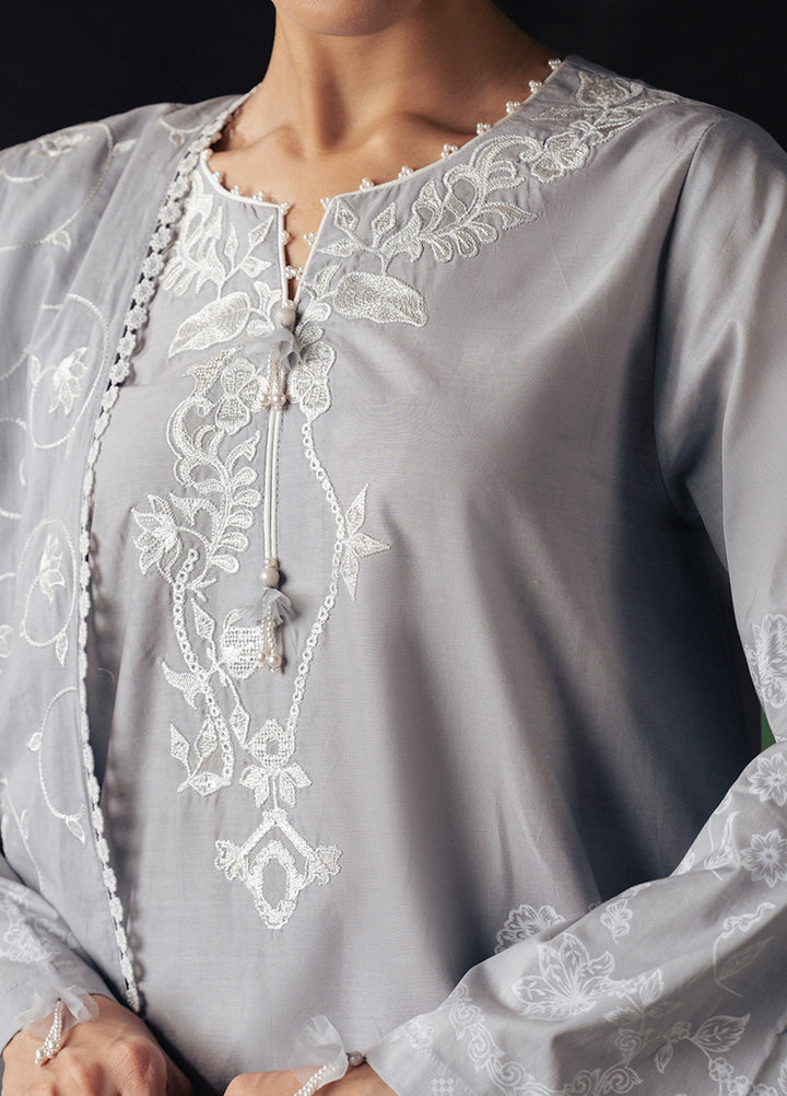 Moonsoon Edit by Cross Stitch Unstitched Printed Cambric 3 Piece Suit CS26UCM Selene Glow - Casual Collection