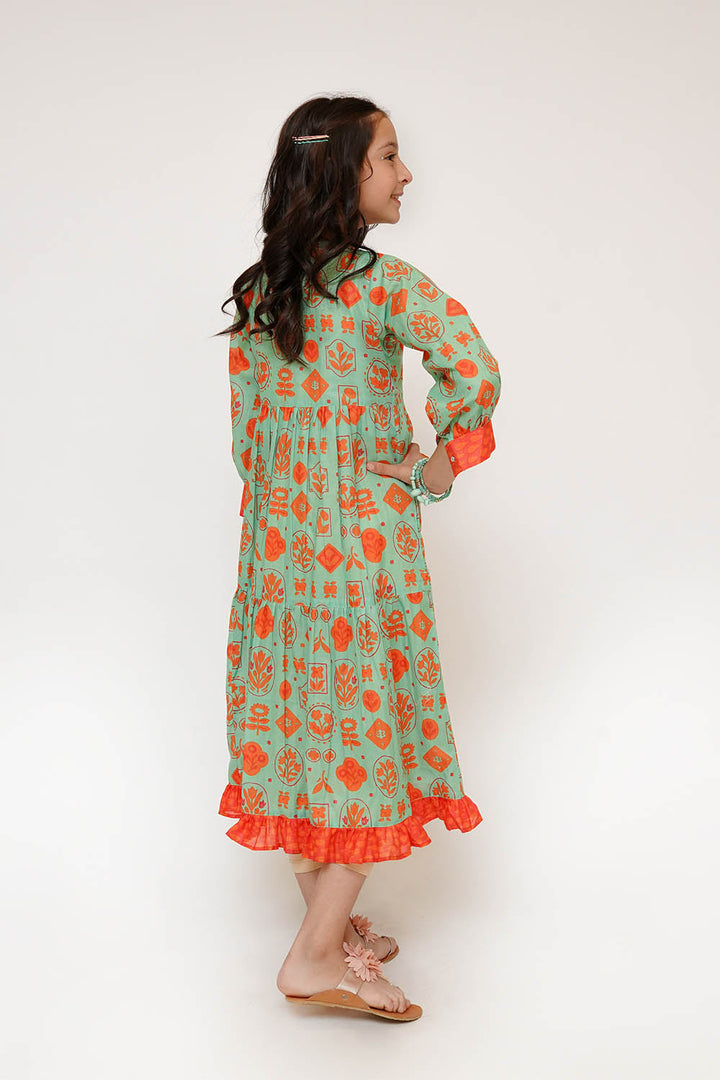 Senorita Kids RTW Printed Lawn Cotton 1 Piece Suit KAA-03482 Eid Collection