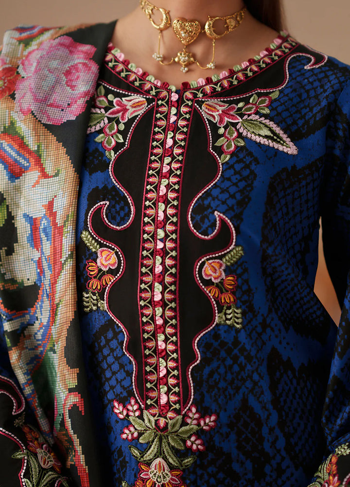 JoJo by Bin Ilyas Unstitched Embroidered Lawn 3 Piece Suit BI26UJJ D-83B - Summer Collection