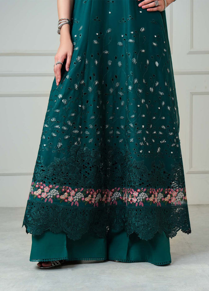 Noor by Saadia Asad Unstitched Embroidered Luxury Lawn 3 Piece Suit SA26UNL D6B-ZELINA - Eid Collection