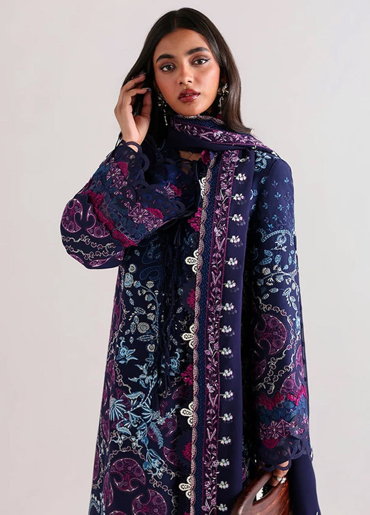 Suffuse Unstitched Embroidered Lawn 3 Piece Suit SSY26ULE Elora - Eid Collection