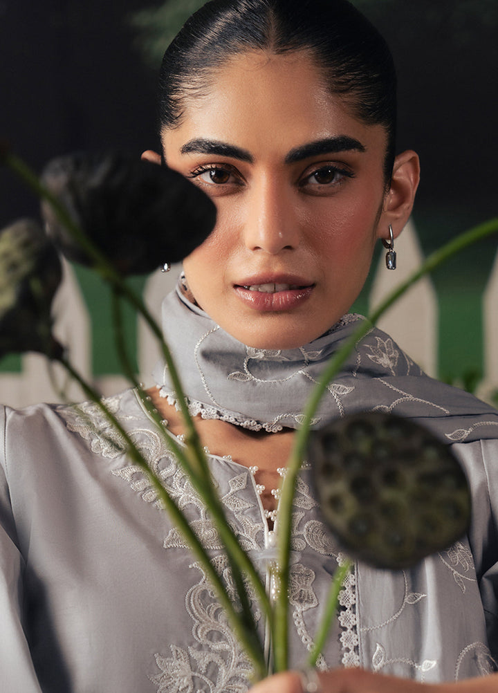 Moonsoon Edit by Cross Stitch Unstitched Printed Cambric 3 Piece Suit CS26UCM Selene Glow - Casual Collection