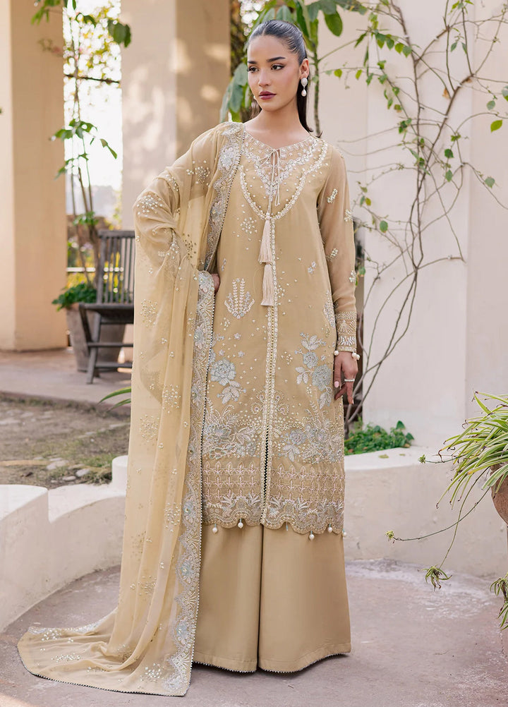 Heirloom by Daria Unstitched Embroidered Chiffon 4 Piece Suit DC26UCH DA-57 - Festive Collection