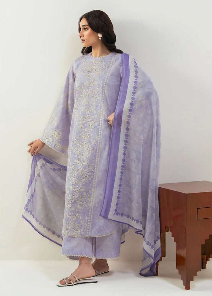 Namah by Xenia Formals Unstitched Embroidered Lawn 3 Piece Suit XF26UNL 06 - Amzin - Festive Collection