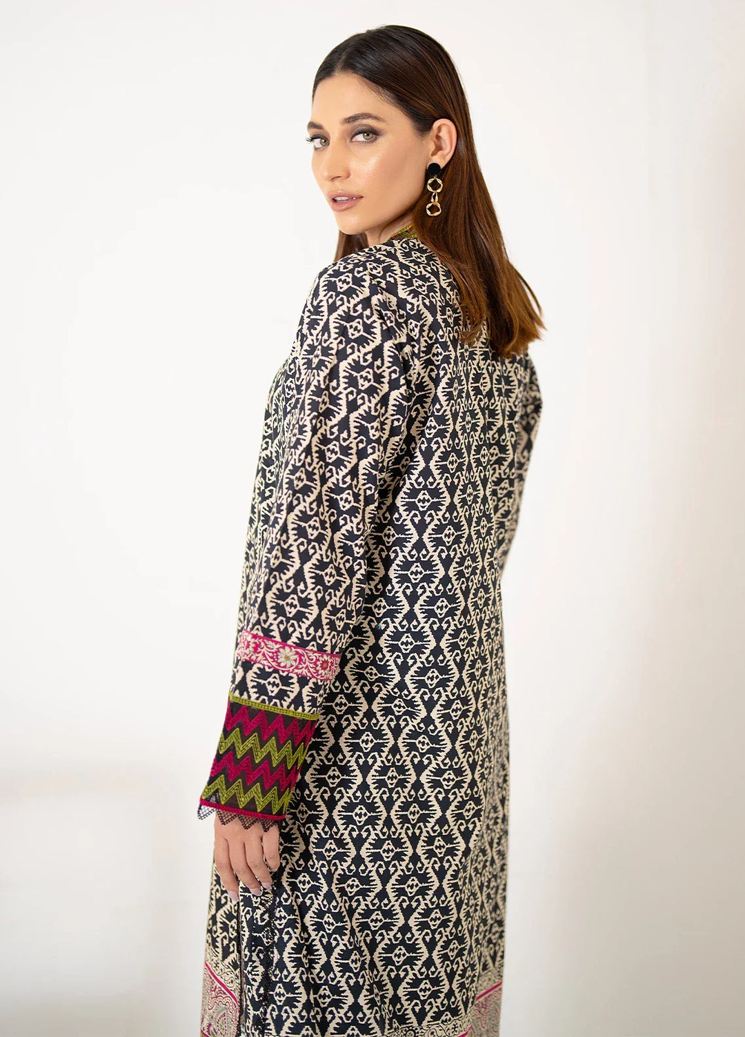 Salitex Women Printed Cambric 2 Piece Suit WRTKBA24AL198 - Summer Collection