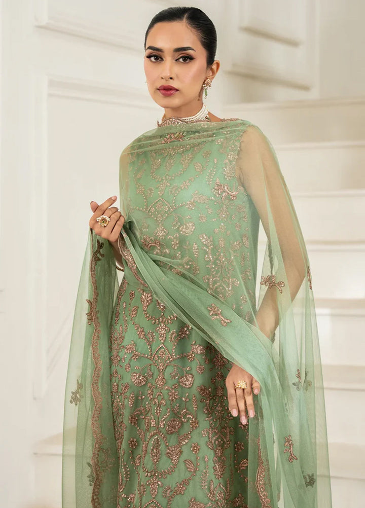 Nafees by Zarif Embroidered Net Suit Unstitched 3 Piece ZR25UF ZNAF-06 Asel - Formals Collection