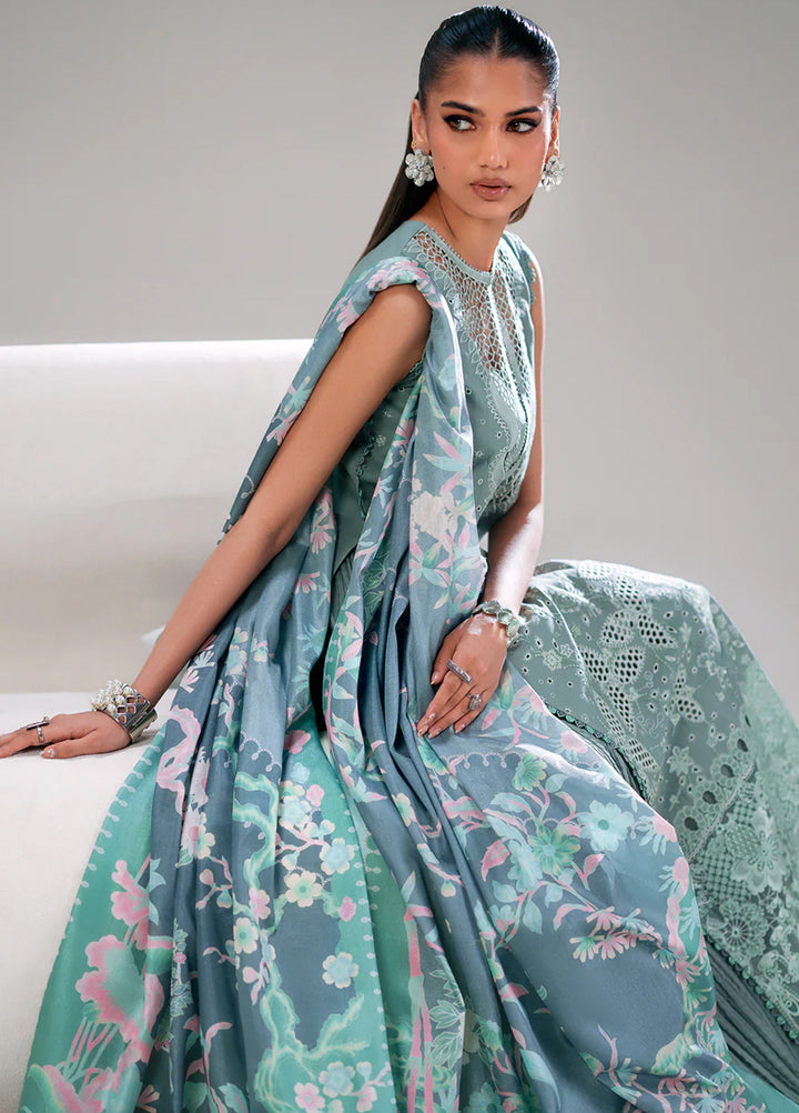 Amour by Bin Ilyas Unstitched Embroidered Lawn 3 Piece Suit BI26ULA 181A - Festive Collection