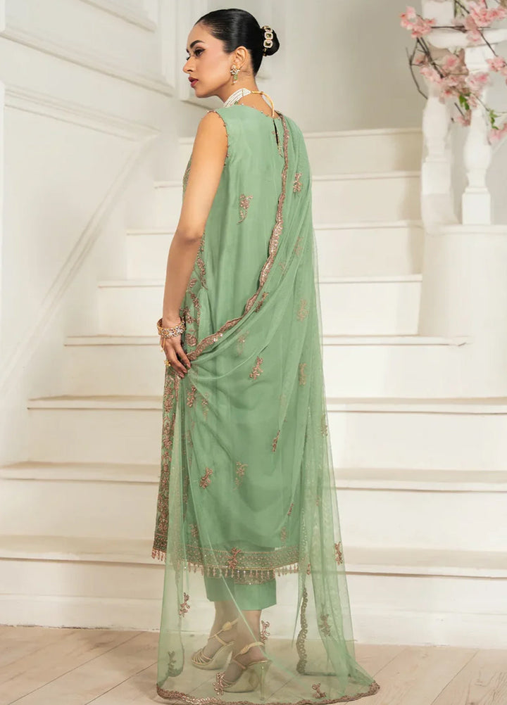 Nafees by Zarif Embroidered Net Suit Unstitched 3 Piece ZR25UF ZNAF-06 Asel - Formals Collection