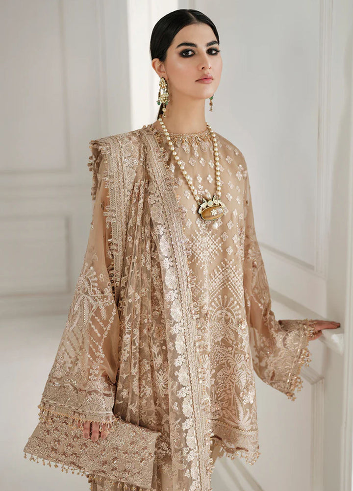 Chantelle by Baroque Unstitched Embroidered Chiffon 3 Piece Suit BQ26UCF CH10-D04 - Festive Collection