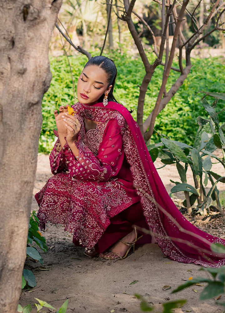 Heirloom by Daria Unstitched Embroidered Chiffon 4 Piece Suit DC26UCH DA-58 - Festive Collection