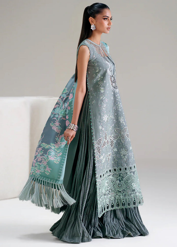 Amour by Bin Ilyas Unstitched Embroidered Lawn 3 Piece Suit BI26ULA 181A - Festive Collection