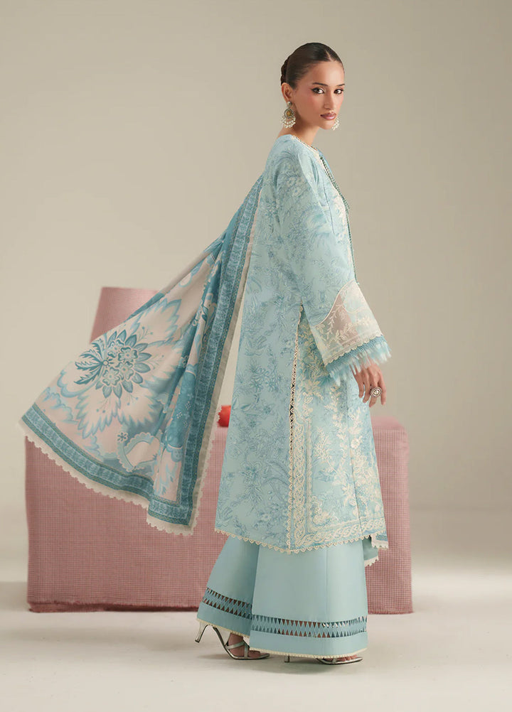 JoJo by Bin Ilyas Unstitched Embroidered Lawn 3 Piece Suit BI26UJJ D-86A - Summer Collection