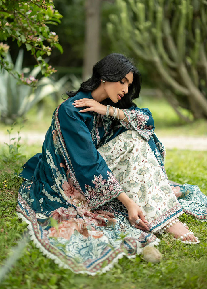 Zainab Chottani Unstitched Embroidered Lawn 3 Piece Suit ZC26ULE Faye 01 - Eid Collection