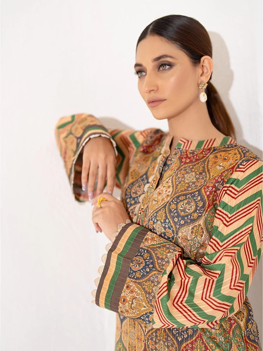 Salitex Women Printed Cambric 1 Piece Shirt WRTKBA24AL01 - Summer Collection