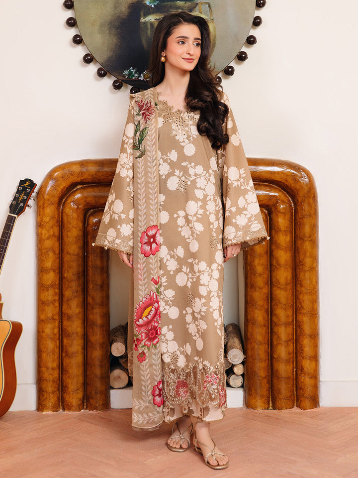 Femmora by Yards Unstitched Embroidered Lawn 3 Piece Suit Zinnia Casual Collection