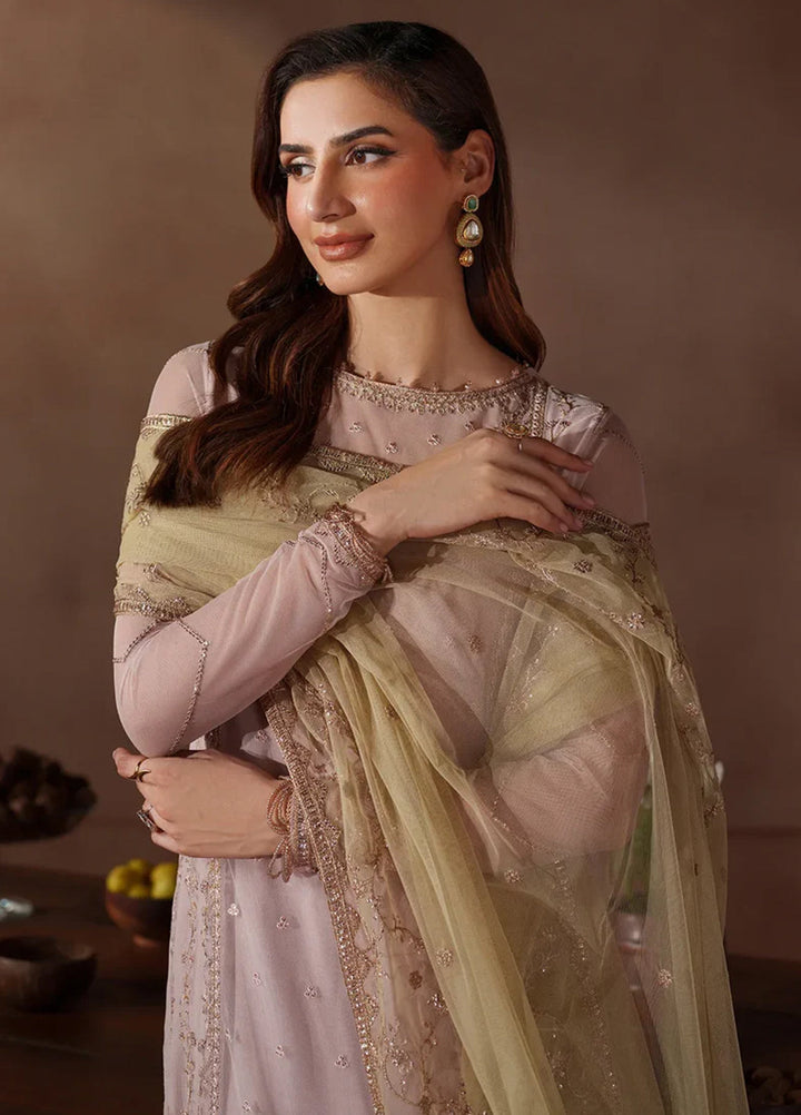 Mahrosh by Zarif Embroidered Net Suits Unstitched 3 Piece ZR25UF MUF-06 Zinoor - Formals Collection