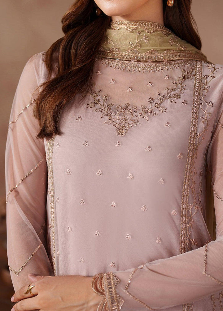 Mahrosh by Zarif Embroidered Net Suits Unstitched 3 Piece ZR25UF MUF-06 Zinoor - Formals Collection