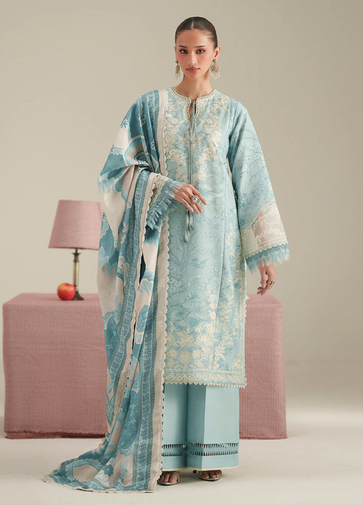 JoJo by Bin Ilyas Unstitched Embroidered Lawn 3 Piece Suit BI26UJJ D-86A - Summer Collection