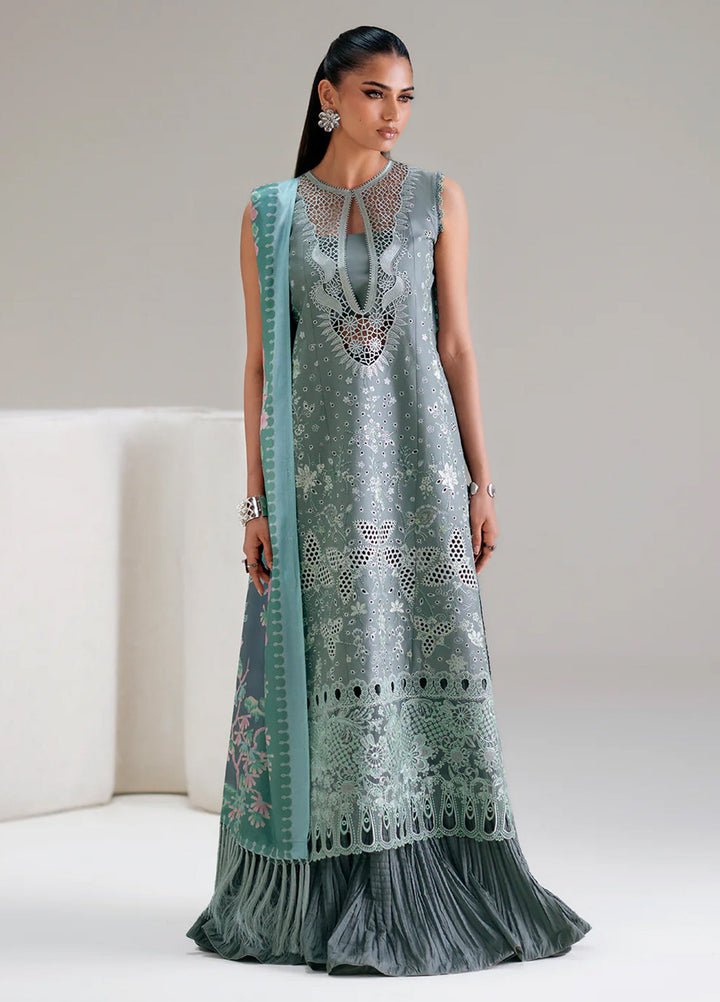 Amour by Bin Ilyas Unstitched Embroidered Lawn 3 Piece Suit BI26ULA 181A - Festive Collection