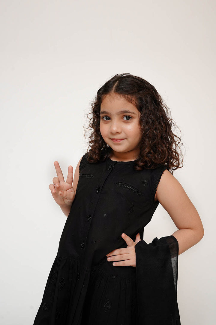 Senorita Girls RTW Embroidered Cotton 3 Piece Suit KAD-03427 Eid Collection