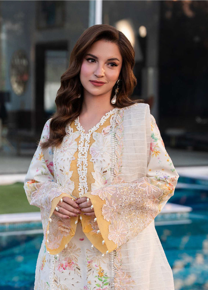 Carnation by Rang Rasiya Unstitched Embroidered Lawn 3 Piece Suit RR26UCL D3 LILY - Eid Collection