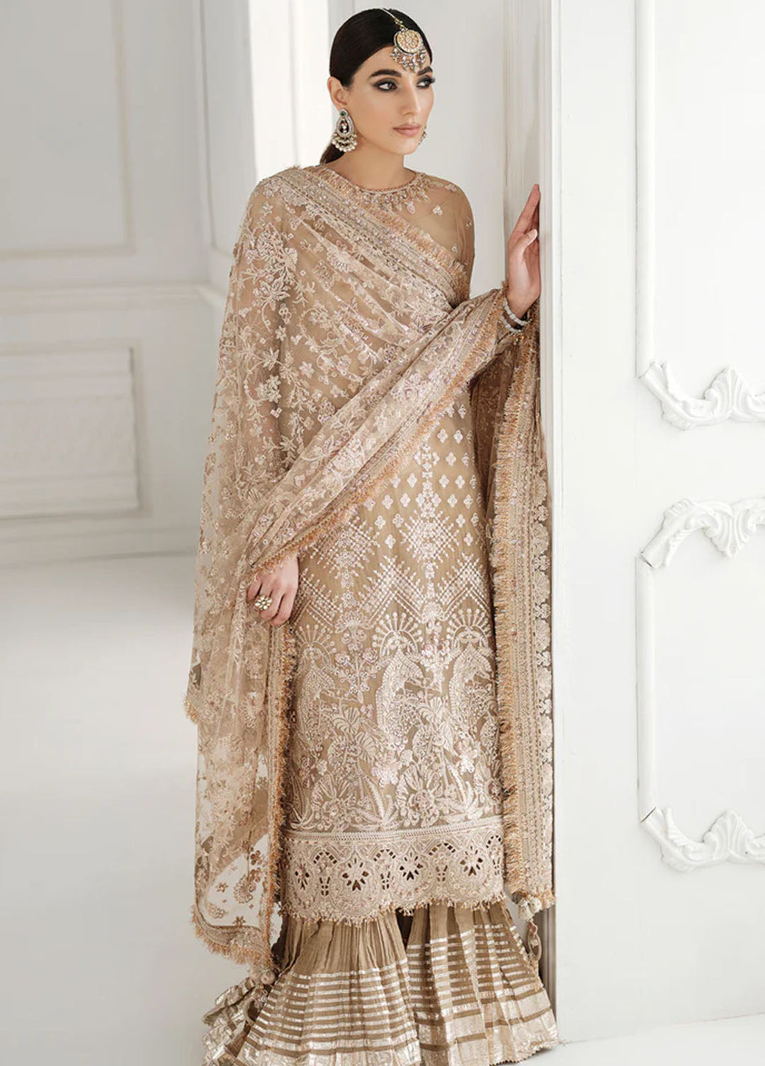 Chantelle by Baroque Unstitched Embroidered Chiffon 3 Piece Suit BQ26UCF CH10-D04 - Festive Collection