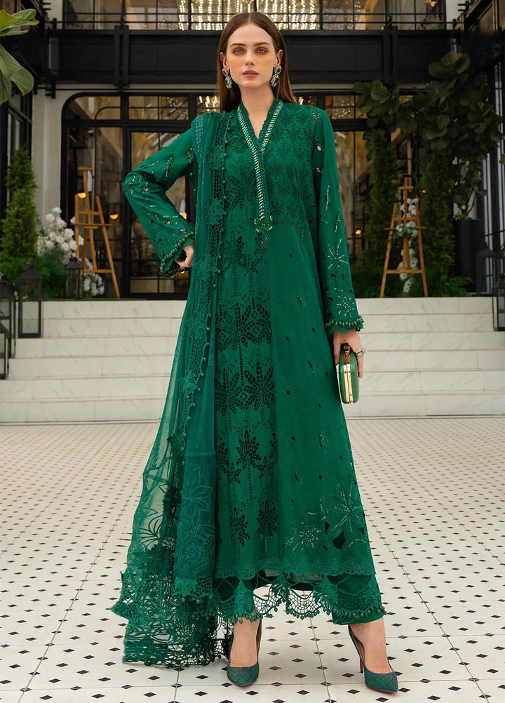 Maria B Unstitched Embroidered Lawn 3 Piece Suit MB26ULE D4 - Eid Collection