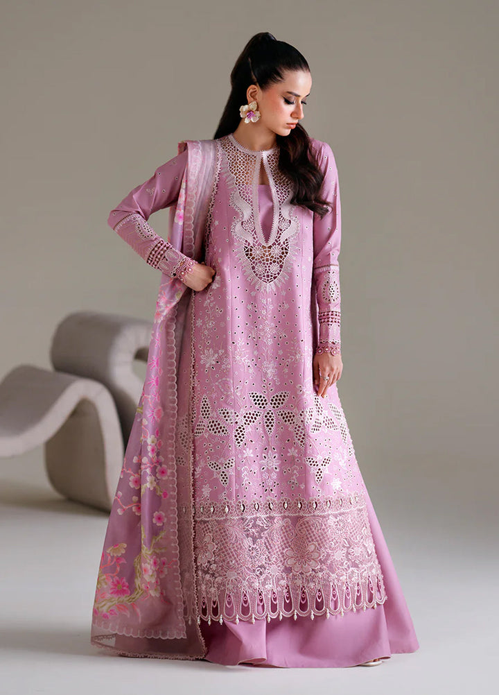 Amour by Bin Ilyas Unstitched Embroidered Lawn 3 Piece Suit BI26ULA 181B - Festive Collection