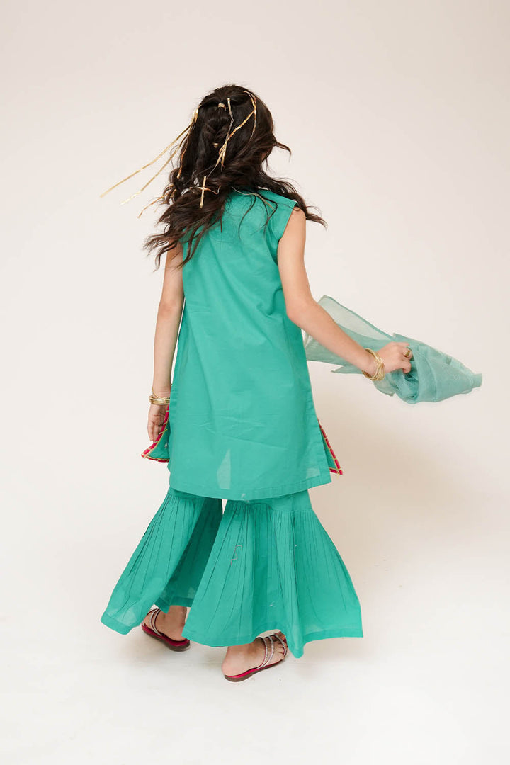 Senorita Kids RTW Embroidered Cotton 3 Piece Suit KAD-03422 Eid Collection