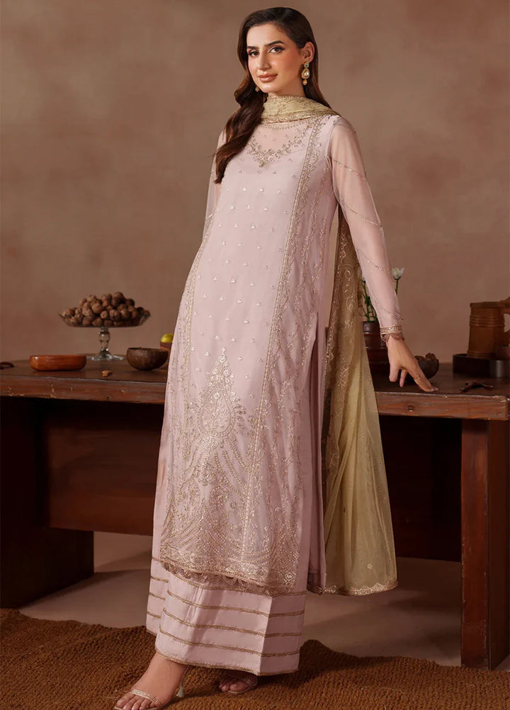 Mahrosh by Zarif Embroidered Net Suits Unstitched 3 Piece ZR25UF MUF-06 Zinoor - Formals Collection