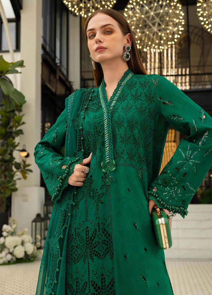 Maria B Unstitched Embroidered Lawn 3 Piece Suit MB26ULE D4 - Eid Collection